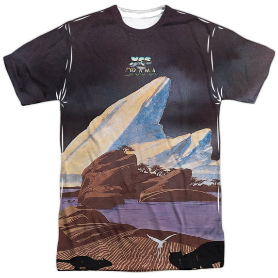 Yes Men's Drama Sublimation T-shirt Small White