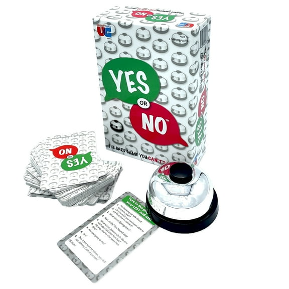 Yes or No Card Game from University Games, Ages 12 and Up, 2 or More Players