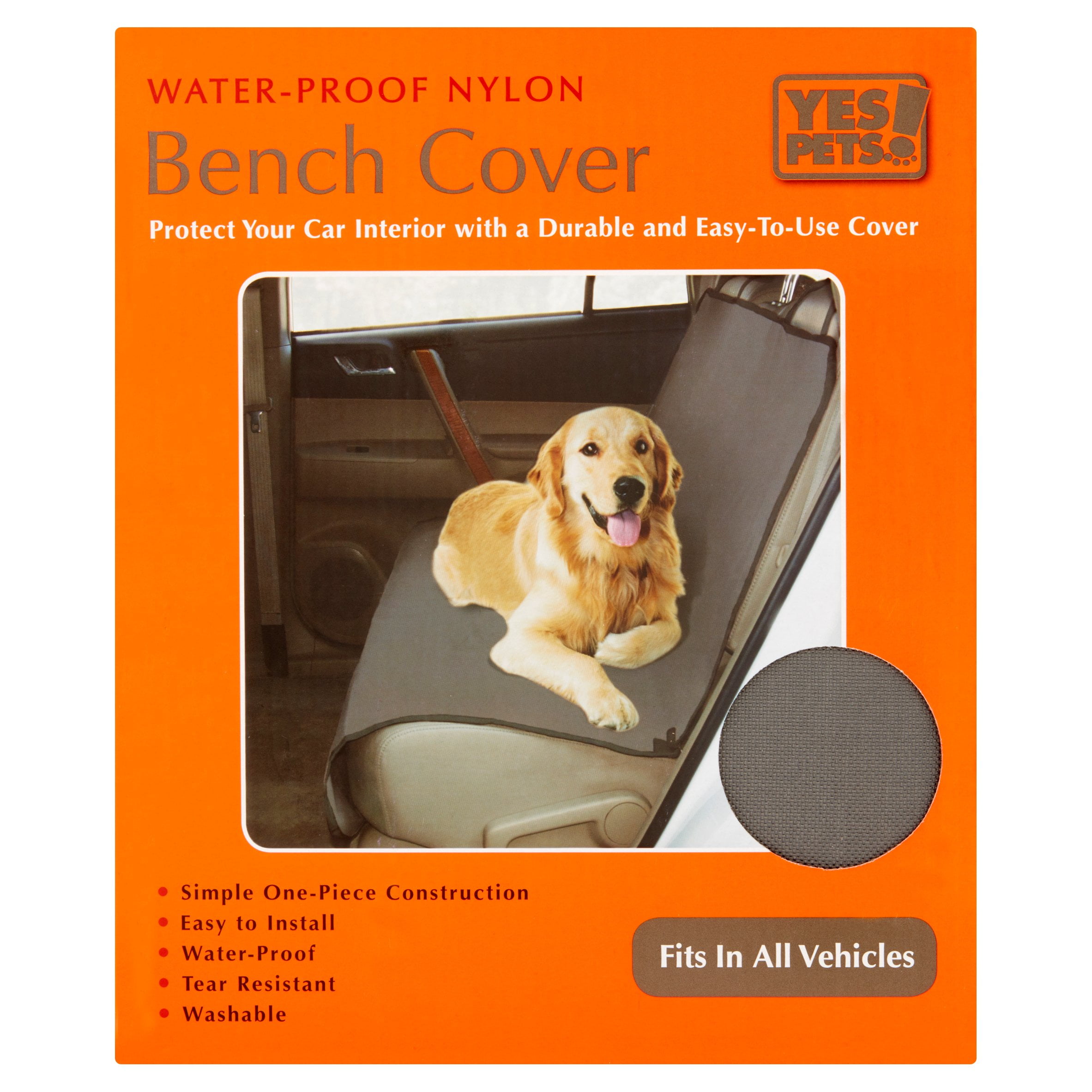 Yes Pets! Grey Bench Cover