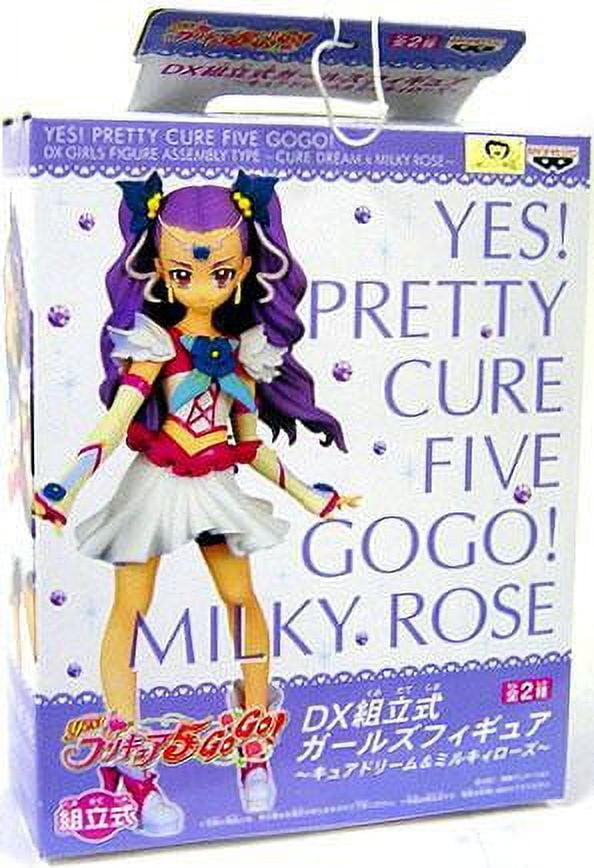 Yes! PreCure Go Go! DX Girls Milky Rose PVC Figure - Walmart.com
