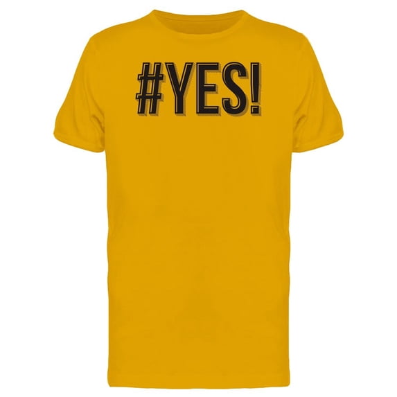 #Yes! Tee Men's -Image by Shutterstock