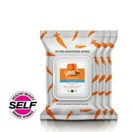 Yes To Carrots Nourishing Gentle Cleansing Wipes 25 sheets