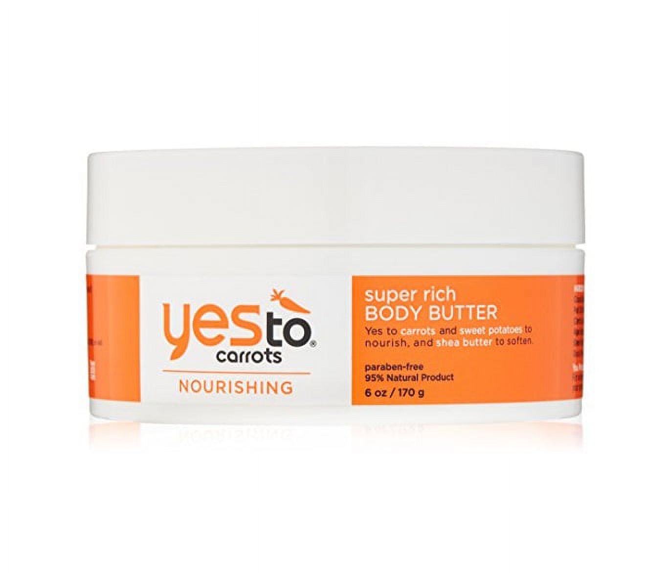 Yes To Carrots Nourishing Super Rich Body Butter 6 Oz - image 1 of 5