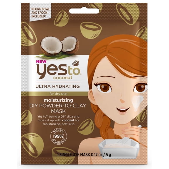 Yes To Coconut Moisturizing DIY Powder-To-Clay Face Mask