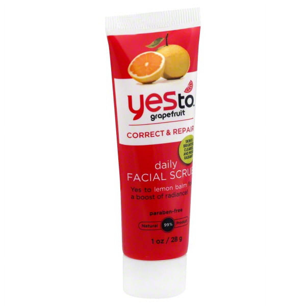 Yes To Grapefruit Correct & Repair Daily Facial Scrub 1 oz