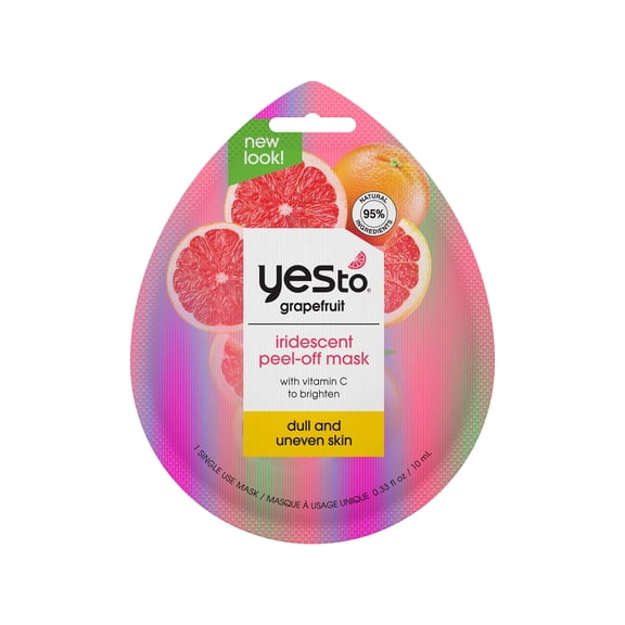 Yes To Grapefruit Vitamin C Unicorn Peel-Off Face Mask, 0.33 Oz.