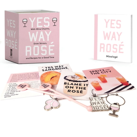 Pre-Owned Yes Way Ros Mini Kit: With Wine Charms, Drink Stirrers, and Recipes for a Good Time (Paperback 9780762493135) by Erica Blumenthal, Nikki Huganir