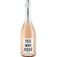 thumbnail image 1 of Yes Way Rose Sparkling Rose Wine, 11.5% ABV, 750ml Glass Bottle, 25.4 fl oz, 1 of 7