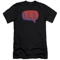 thumbnail image 1 of Yes - Word Bubble - Premium Slim Fit Short Sleeve Shirt - Medium, 1 of 2