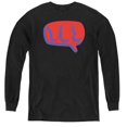 thumbnail image 1 of Yes & Word Bubble Youth Long Sleeve T-Shirt, Black - Large, 1 of 1