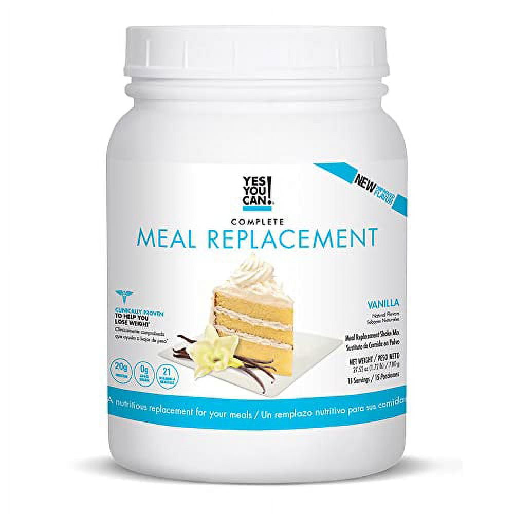 Yes You Can! Complete Meal Replacement Shake 15 Servings (Vanilla