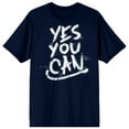 thumbnail image 1 of Yes You Can Gym Culture Navy Blue Graphic Tee-3XL, 1 of 4