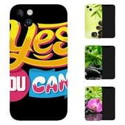 Yes You Can Pattern 4 Pack Printed TPU Soft Shell Non-Yellowing Shockproof Phone Case Compatible With iPhone 14/14 PLUS/15/15 PLUS
