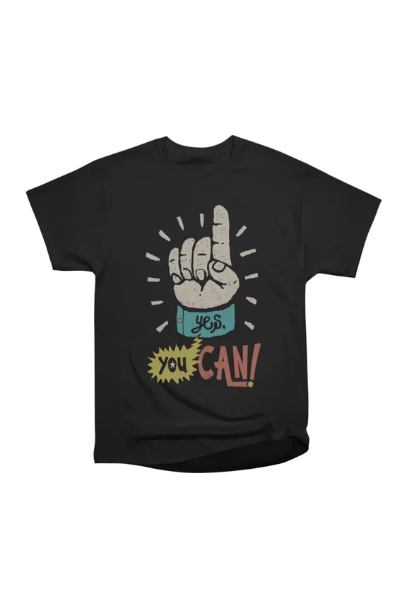 Yes You Can T-Shirt Tee Gift For Him Merch For Her Apparel For Friend1