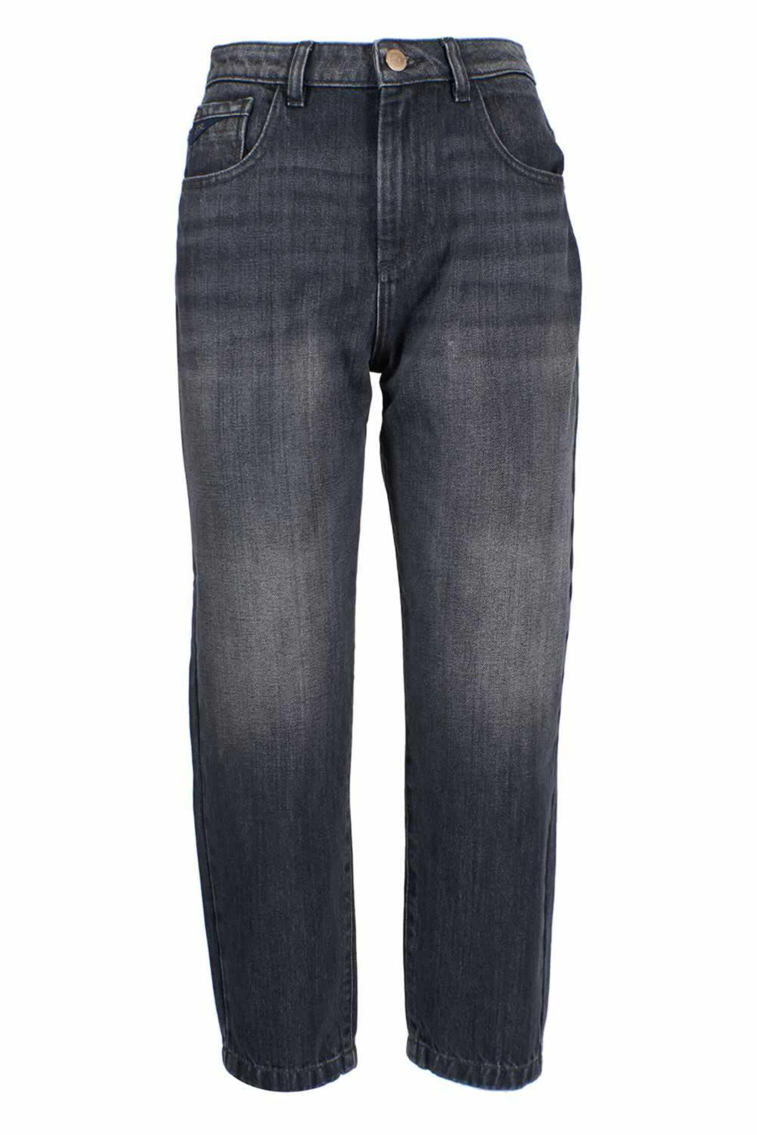 Yes Zee Black Cotton Jeans Pant - Walmart.com