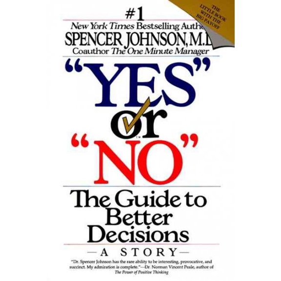 Pre-Owned Yes or No: The Guide to Better Decisions Paperback