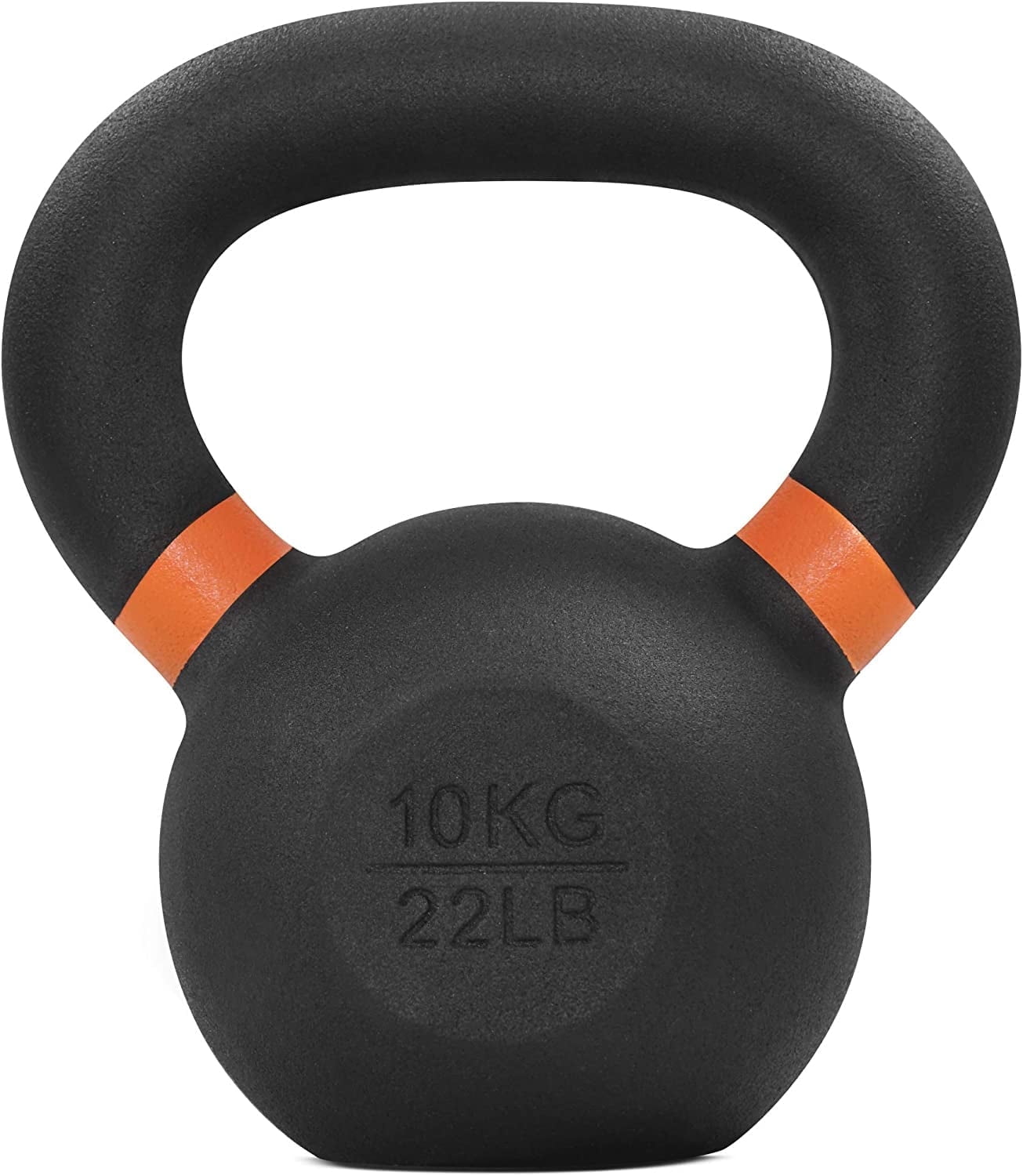 Yes4All 10kg / 22lb Powder Coated Kettlebell, Single