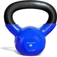 thumbnail image 1 of Yes4All 10lb Vinyl Coated / PVC Kettlebell, Blue, Single, 1 of 2