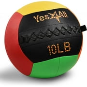 Yes4All 10lbs Wall Medicine Ball Vibrant