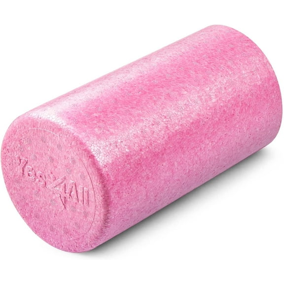 Yes4All 12inch Exercise Foam Roller EPP Fuschia Rose
