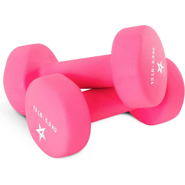 X-Tone Fitness Dumbbell Set (Coral Pink) home workout gym weight