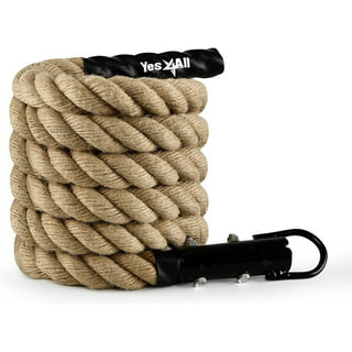 Indoor Climbing Ropes | Black or Brown Poly Dacron