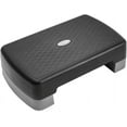 thumbnail image 1 of Yes4All 18.9" Aerobic Exercise Step Platform with 2 Risers, Adjustable Height Workout Stepper 3" 5.1" for Home Gym - Cool Greey, 1 of 5
