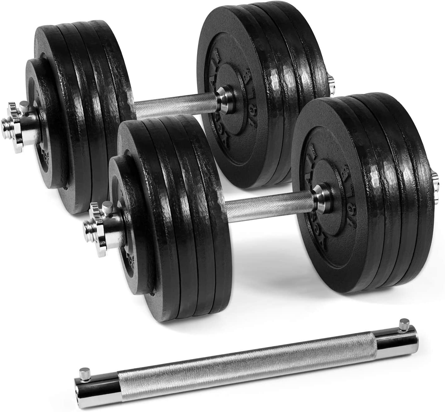 Yes4All 190 lbs Adjustable Dumbbells + Dumbbell Connector, Combo/Set - image 1 of 8