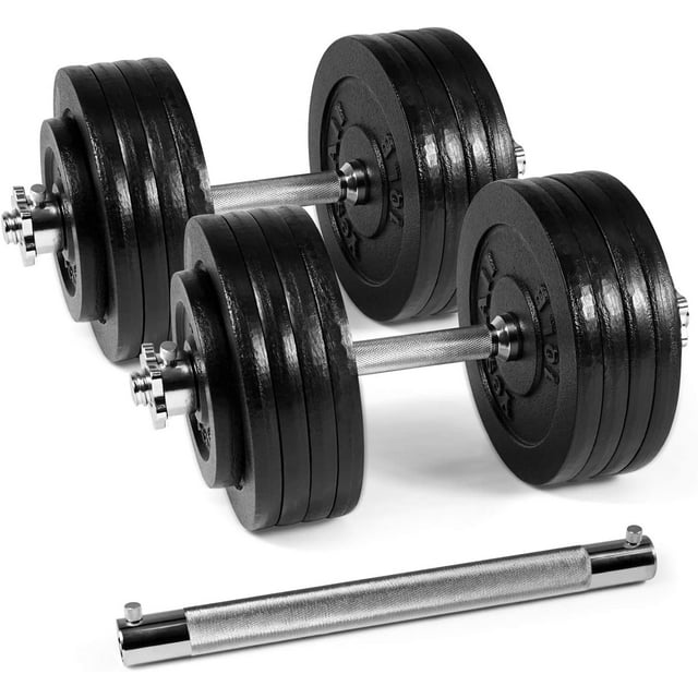 Yes4All 190 lbs Adjustable Dumbbells + Dumbbell Connector, Combo/Set