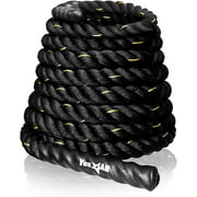 Yes4All 2.0 in Diameter Battle Rope, 30 ft Length Workout Rope, Poly Dacron Material