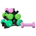 thumbnail image 1 of Yes4All 2-3-5 LBS Pair, Neoprene Coated Dumbbell Sets of 2 with Rack – Hexagonal, Anti-Slip, Anti-Roll Design, Multiple Weight Options for Home Gym Fitness, 1 of 6