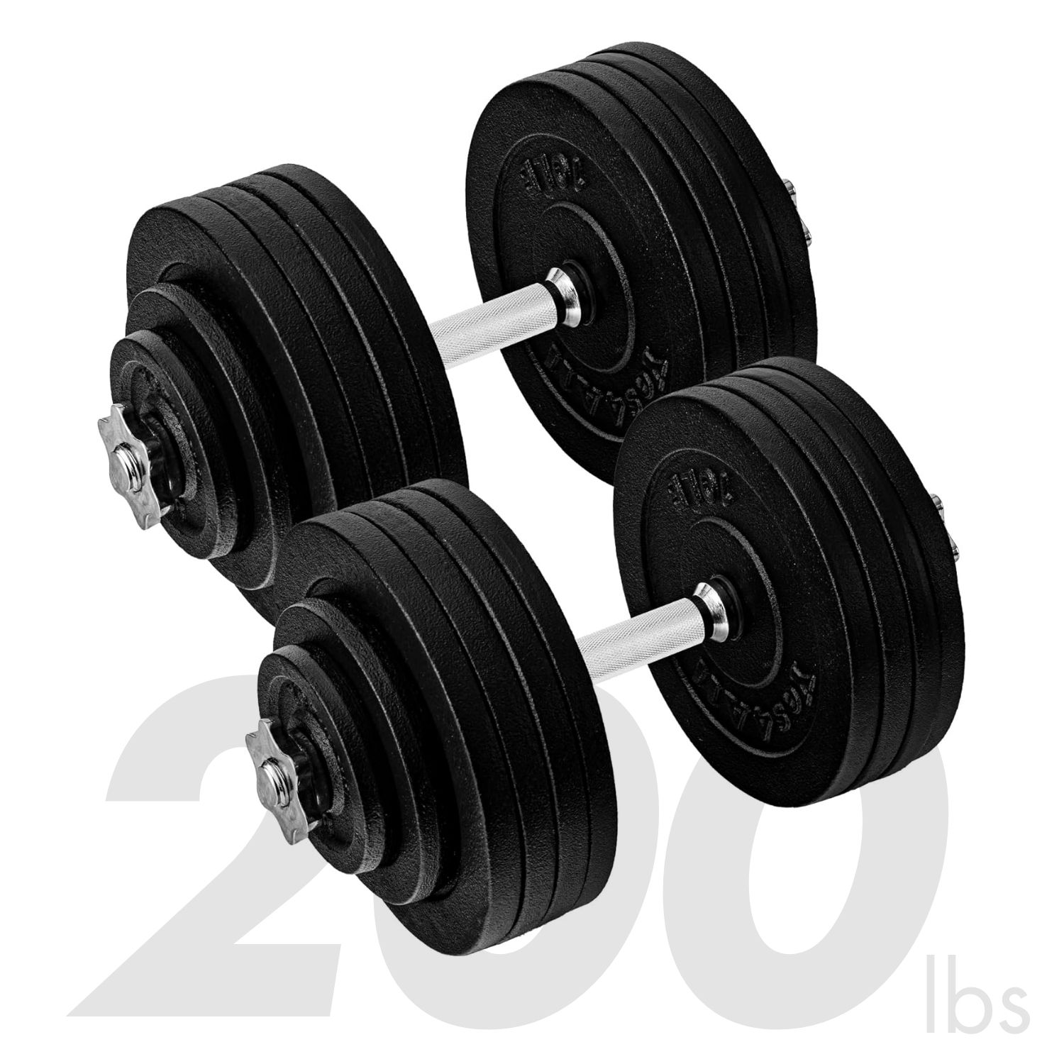 Yes4All 200lbs Adjustable Dumbbell Set Versatile Dumbbells with