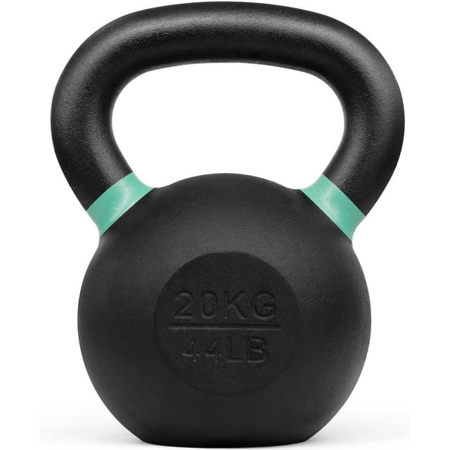 Yes4All 20kg / 44lb Powder Coated Kettlebell, Single