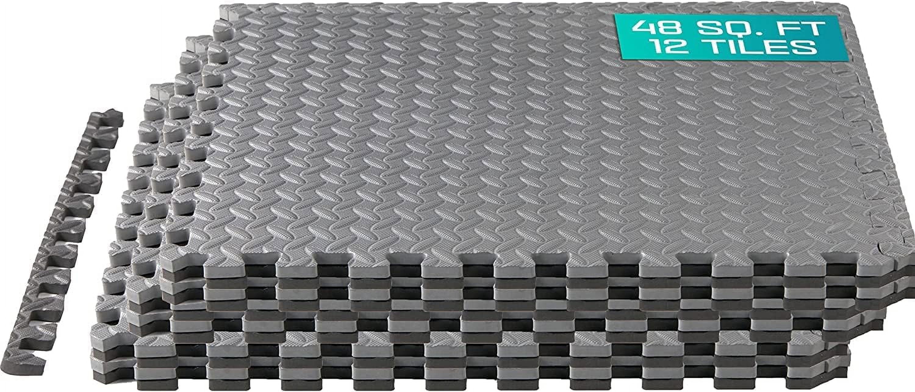 Yes4All 24, 48, 120 SQ. FT Puzzle/Interlocking Exercise Mat Tiles for ...