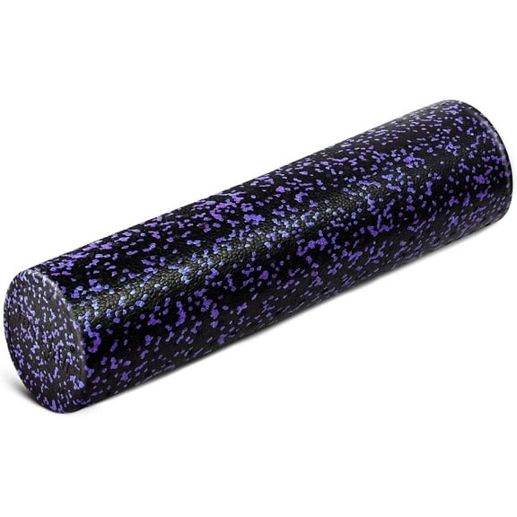 Yes4All 24inch Exercise Foam Roller EPP Purple Speckled