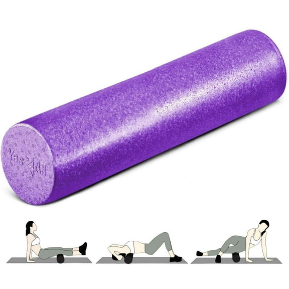 Yes4All 24inch Exercise Foam Roller EPP Purple