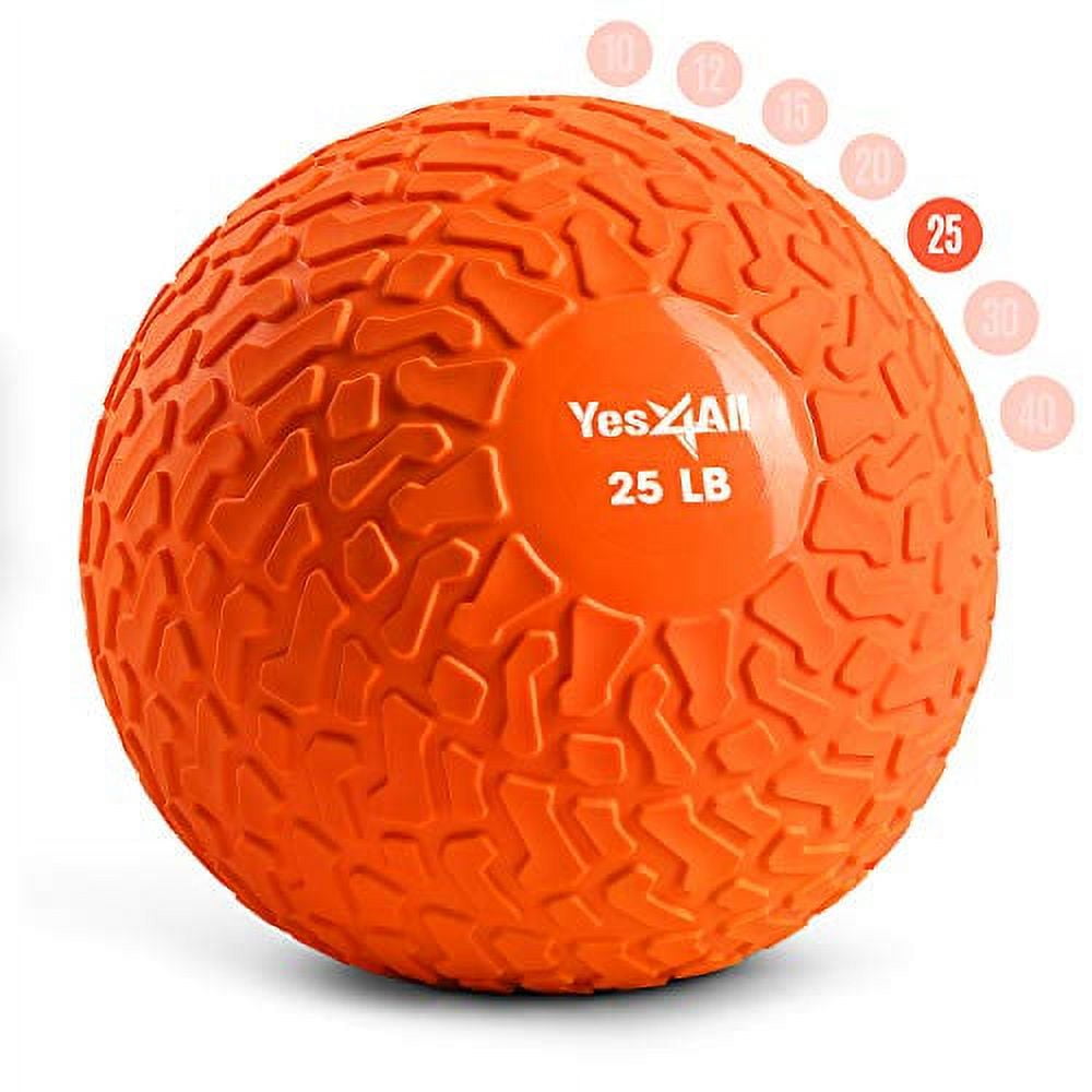 Yes4All Slam Ball, PVC Sand Filled Medicine Ball, 1040lbs Weight Ball