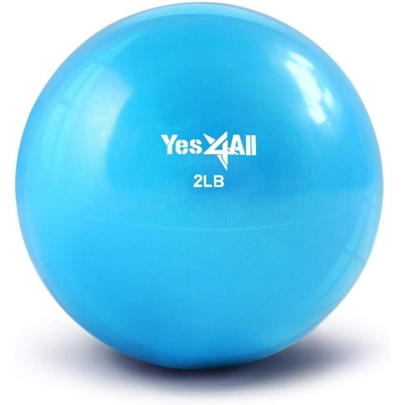 Yes4All 2lbs Soft Medicine Toning Ball Blue