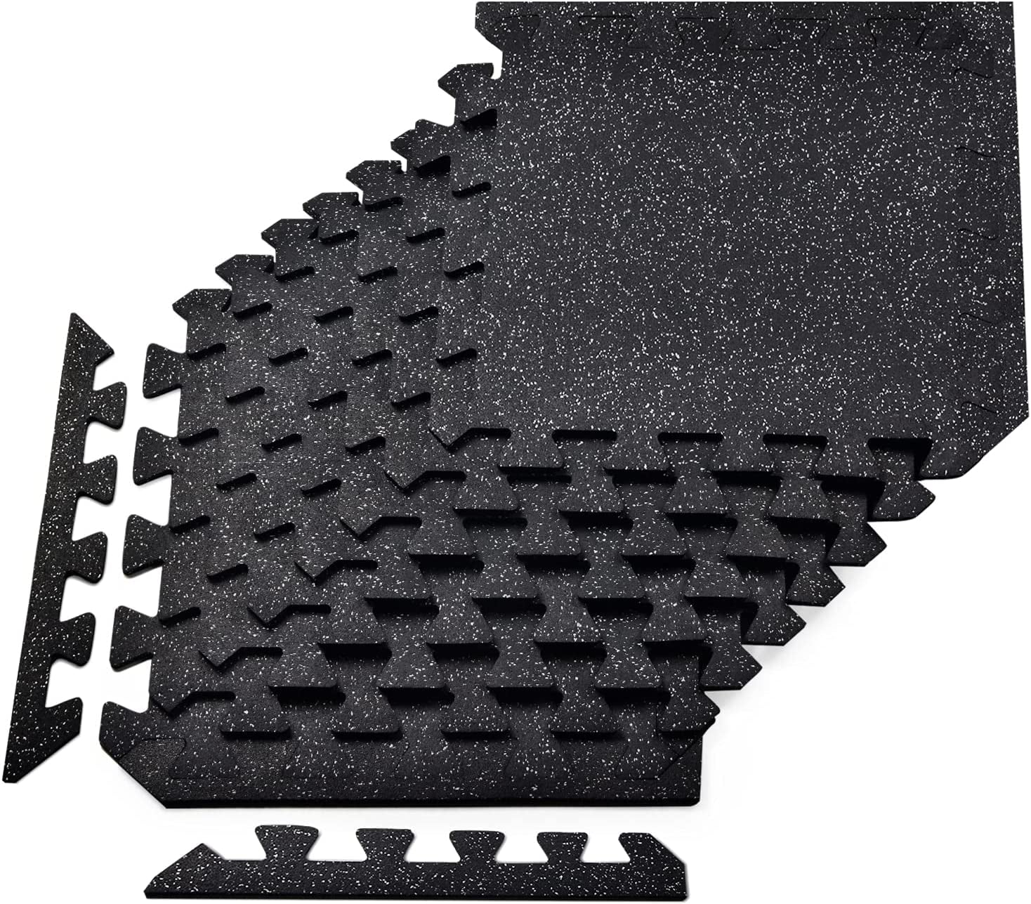 Interlocking Thick Rubber Mat, Heavy-Duty, De-Flex®, 570