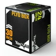 thumbnail image 1 of Yes4All 3-in-1 Soft-Padded Plyo Box With Wooden Core, Non-Slip Multi-Use Cushioned Plyometric Jump Box with Vinyl Cover for Jumping, Conditioning, Strength Training - 30x24x20 Inches, 1 of 7