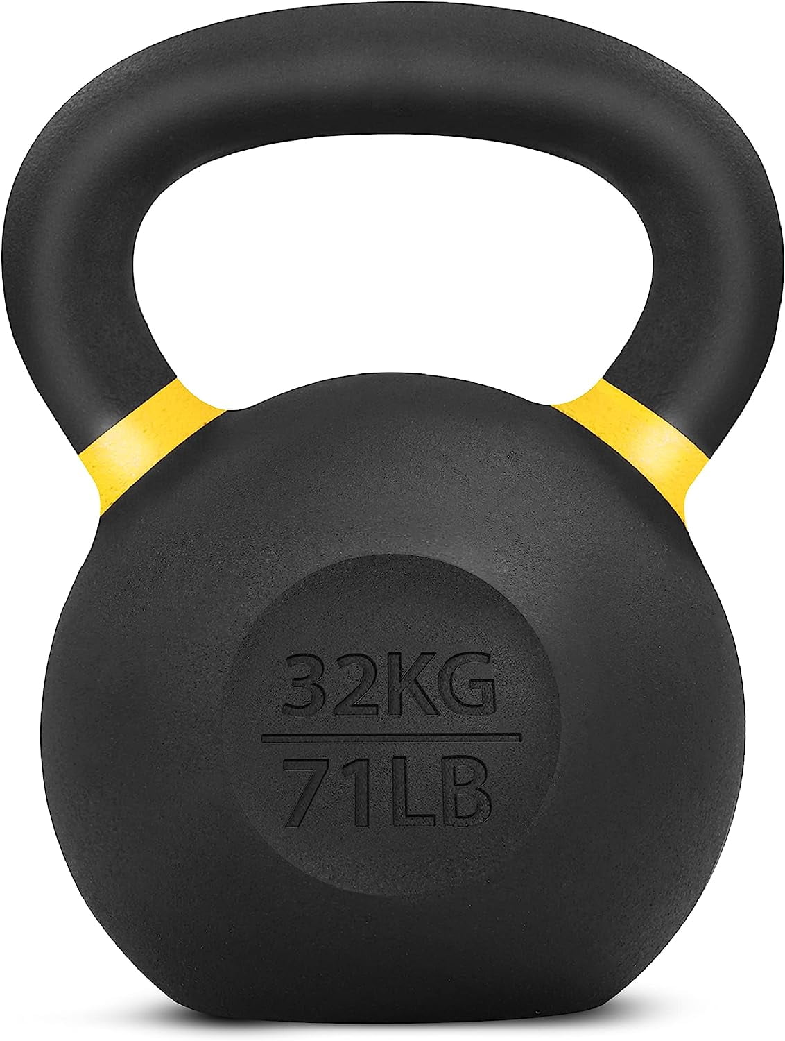 UFC Kettlebell 12kg, Red Red Rubber Coated Iron with Flat Bottom