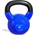 thumbnail image 1 of Yes4All 35lb Vinyl Coated / PVC Kettlebell, Blue, Single, 1 of 9