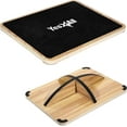 thumbnail image 1 of Yes4All 360 Degree Rotation Rocker Wooden Balance Board, Anti-Slip Wobble Board for Physical Therapy, Advanced Balance Training & Fitness Exercises, 1 of 6