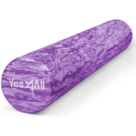 Yes4All 36inch Exercise Foam Roller EVA Clematis Marbled