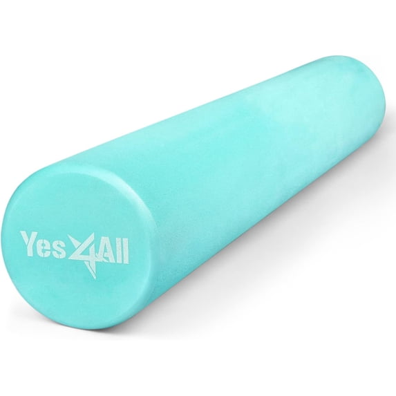 Yes4All 36inch Exercise Foam Roller EVA Teal V2