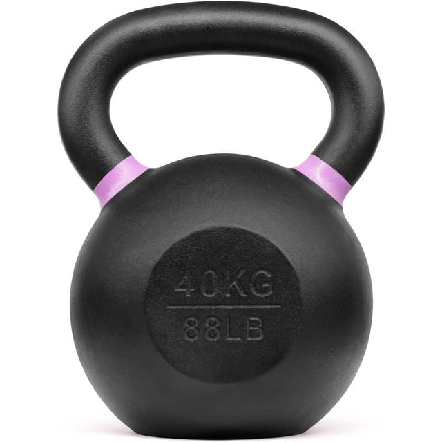 Yes4All 40kg / 88lb Powder Coated Kettlebell, Single