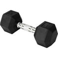 thumbnail image 1 of Yes4All 45 LBS Chrome Grip Encased Hex Dumbbells – Durable Hand Weights with Anti-Slip Design, Perfect for Strength Training and Workouts, 1 of 6