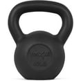 thumbnail image 1 of Yes4All 45lb Cast Iron Kettlebell, Black, Single, 1 of 8