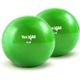 thumbnail image 1 of Yes4All 4lbs Soft Weighted Toning Ball Green Pair, 1 of 5
