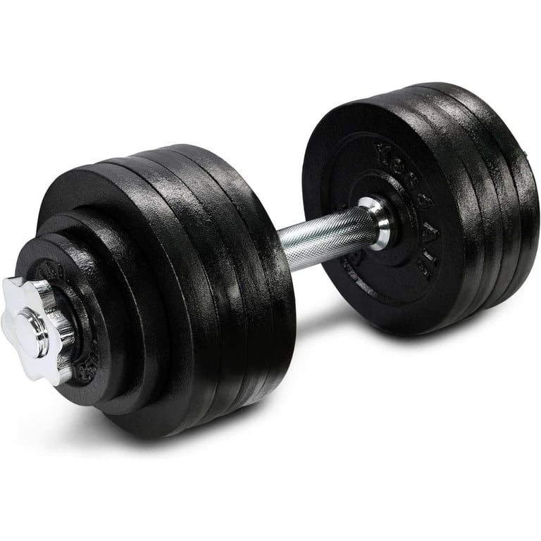 Yes4All Adjustable Dumbbell 52.5 lbs for Beginner Workout & Lift